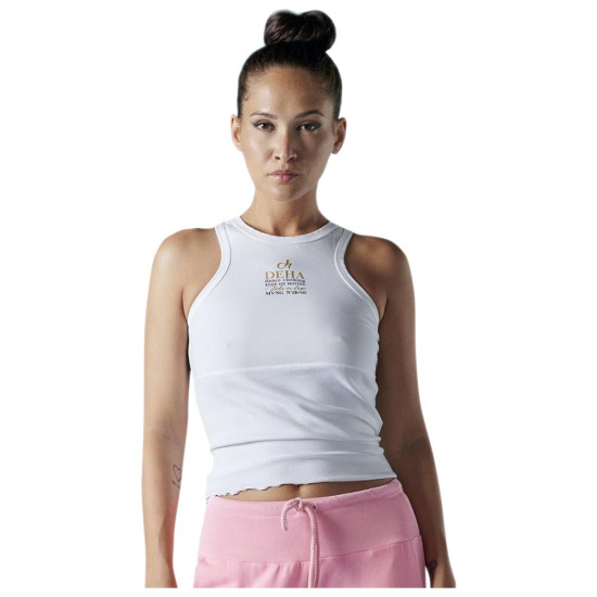 Deha Γυναικεία αμάνικη μπλούζα Ribbed Halter Tank Top Deha Γυναικεία αμάνικη μπλούζα Ribbed Halter Tank Top